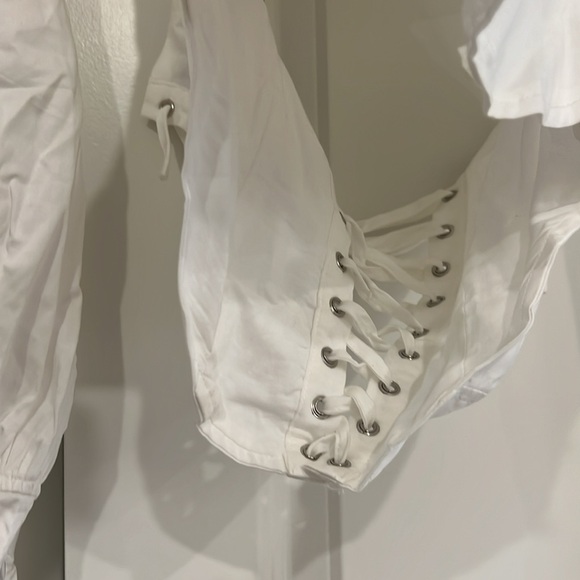 Andrea Iyamah Tula white corset Top - Picture 5 of 6